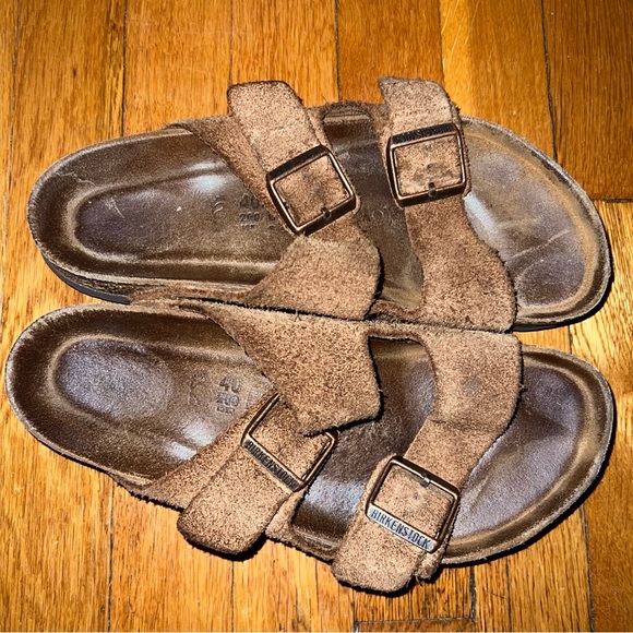 Birkenstock Arizona Suede Leather. Unisex. Good used condition. - Picture 1 of 8